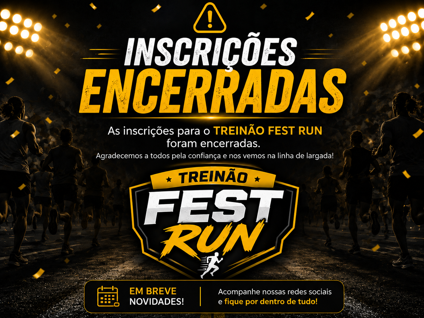 INSCRIÇÕES ENCERRADAS